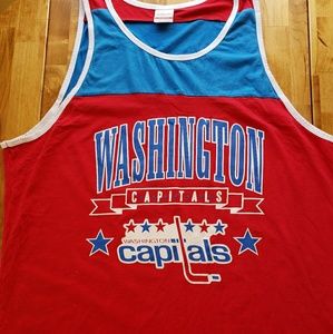 Washington Capitals Rare Tank Top Jersey L/XL